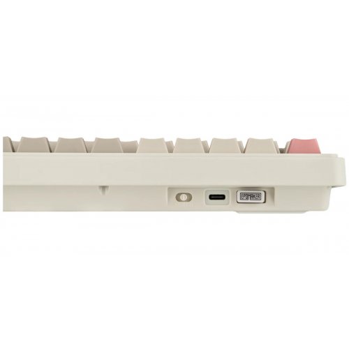 Клавіатура EPOMAKER RT82 RGB Mechanical Sea Salt Silent V2 Switch Wireless (RT82-RW-S-UA) Retro White купити в Україні: Київ, Львів, Хмельницький, Тернопіль, Івано-Франківськ | Низька ціна, відгуки, характеристики від TELEMART фото