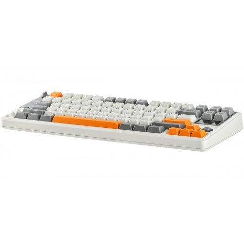 Клавіатура EPOMAKER RT85 RGB Mechanical Wisteria V2 Linear Switch Wireless (RT85-WG-WL2-UA) White/Grey купити в Україні: Київ, Львів, Хмельницький, Тернопіль, Івано-Франківськ | Низька ціна, відгуки, характеристики від TELEMART фото