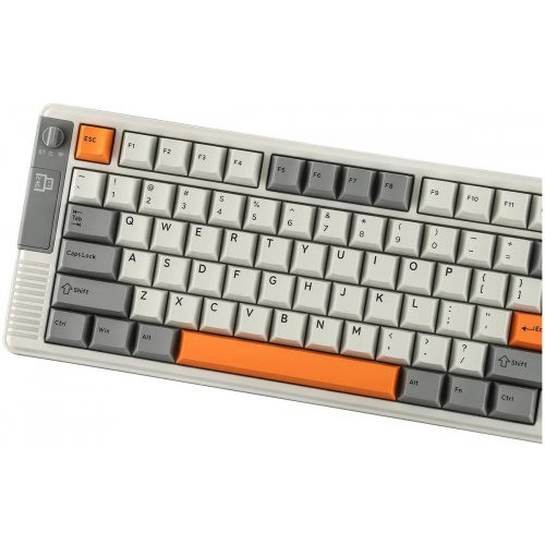 Клавіатура EPOMAKER RT85 RGB Mechanical Wisteria V2 Linear Switch Wireless (RT85-WG-WL2-UA) White/Grey купити в Україні: Київ, Львів, Хмельницький, Тернопіль, Івано-Франківськ | Низька ціна, відгуки, характеристики від TELEMART фото