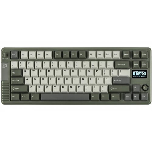 Клавіатура EPOMAKER RT85 RGB Mechanical CreamyJade Switch Wireless (RT85-GW-CJ-UA) Green/White купити в Україні: Київ, Львів, Хмельницький, Тернопіль, Івано-Франківськ | Низька ціна, відгуки, характеристики від TELEMART фото