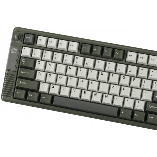 Клавіатура EPOMAKER RT85 RGB Mechanical CreamyJade Switch Wireless (RT85-GW-CJ-UA) Green/White купити в Україні: Київ, Львів, Хмельницький, Тернопіль, Івано-Франківськ | Низька ціна, відгуки, характеристики від TELEMART фото