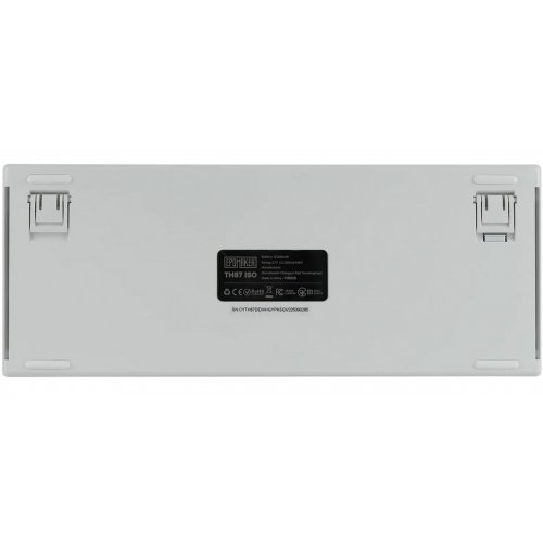 Клавіатура EPOMAKER ТН87 RGB Mechanical Sea Salt Silent Switch Wireless (TH87-WG-S-UA) White/Grey/Pink купити в Україні: Київ, Львів, Хмельницький, Тернопіль, Івано-Франківськ | Низька ціна, відгуки, характеристики від TELEMART фото