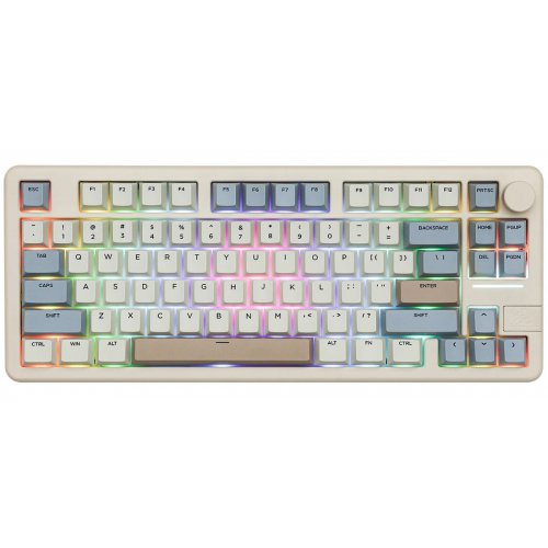 Клавіатура EPOMAKER GALAXY70 RGB Mechanical HUANO Blossom Odyssey Switch Wireless (GALAXY70-G-BO-UA) Grey купити в Україні: Київ, Львів, Хмельницький, Тернопіль, Івано-Франківськ | Низька ціна, відгуки, характеристики від TELEMART фото