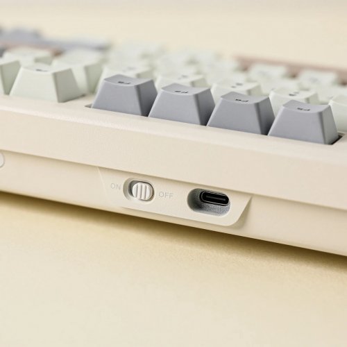Клавіатура EPOMAKER GALAXY70 RGB Mechanical HUANO Blossom Odyssey Switch Wireless (GALAXY70-G-BO-UA) Grey купити в Україні: Київ, Львів, Хмельницький, Тернопіль, Івано-Франківськ | Низька ціна, відгуки, характеристики від TELEMART фото