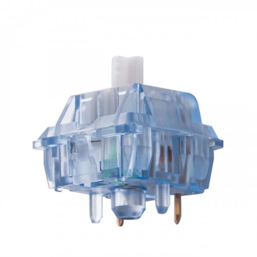 Набір перемикачів для клавіатури EPOMAKER Aqua Clicky Switch Set 5 Pin 100pcs купити в Україні: Київ, Львів, Хмельницький, Тернопіль, Івано-Франківськ | Низька ціна, відгуки, характеристики від TELEMART фото