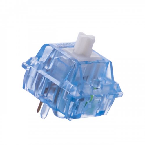 Набір перемикачів для клавіатури EPOMAKER Aqua Clicky Switch Set 5 Pin 100pcs купити в Україні: Київ, Львів, Хмельницький, Тернопіль, Івано-Франківськ | Низька ціна, відгуки, характеристики від TELEMART фото