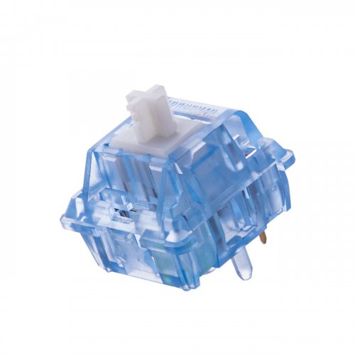 Набір перемикачів для клавіатури EPOMAKER Aqua Clicky Switch Set 5 Pin 100pcs купити в Україні: Київ, Львів, Хмельницький, Тернопіль, Івано-Франківськ | Низька ціна, відгуки, характеристики від TELEMART фото