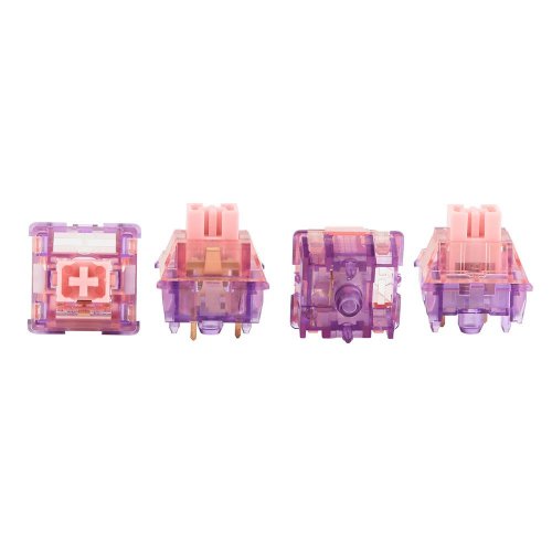 Набір перемикачів для клавіатури EPOMAKER Flamingo Linear Switch Set 5 Pin 35pcs купити в Україні: Київ, Львів, Хмельницький, Тернопіль, Івано-Франківськ | Низька ціна, відгуки, характеристики від TELEMART фото
