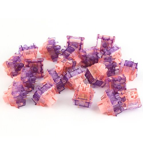 Набір перемикачів для клавіатури EPOMAKER Flamingo Linear Switch Set 5 Pin 35pcs купити в Україні: Київ, Львів, Хмельницький, Тернопіль, Івано-Франківськ | Низька ціна, відгуки, характеристики від TELEMART фото