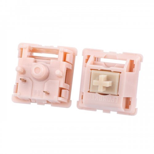 Набір перемикачів для клавіатури EPOMAKER Nude Rosa Silent Switch Set 5 Pin 35pcs купити в Україні: Київ, Львів, Хмельницький, Тернопіль, Івано-Франківськ | Низька ціна, відгуки, характеристики від TELEMART фото