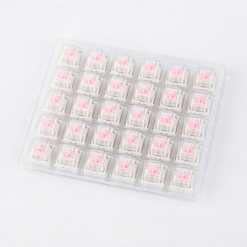 Набір перемикачів для клавіатури EPOMAKER Roseveil Linear Silent Switch Set 5 Pin 30pcs купити в Україні: Київ, Львів, Хмельницький, Тернопіль, Івано-Франківськ | Низька ціна, відгуки, характеристики від TELEMART фото
