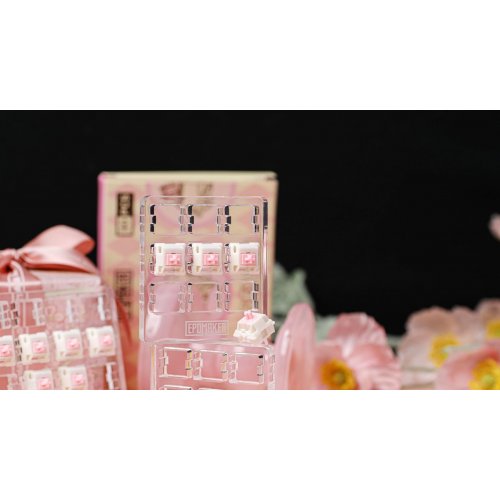 Набір перемикачів для клавіатури EPOMAKER Roseveil Linear Silent Switch Set 5 Pin 30pcs купити в Україні: Київ, Львів, Хмельницький, Тернопіль, Івано-Франківськ | Низька ціна, відгуки, характеристики від TELEMART фото