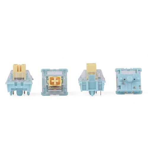 Набір перемикачів для клавіатури EPOMAKER Sea Salt Linear Switch Set 5 Pin 35pcs купити в Україні: Київ, Львів, Хмельницький, Тернопіль, Івано-Франківськ | Низька ціна, відгуки, характеристики від TELEMART фото