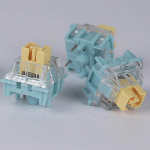 Набір перемикачів для клавіатури EPOMAKER Sea Salt Linear Switch Set 5 Pin 35pcs купити в Україні: Київ, Львів, Хмельницький, Тернопіль, Івано-Франківськ | Низька ціна, відгуки, характеристики від TELEMART фото