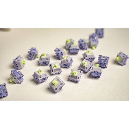 Набір перемикачів для клавіатури EPOMAKER Wisteria Linear V2 Switch Set 5 Pin 35pcs купити в Україні: Київ, Львів, Хмельницький, Тернопіль, Івано-Франківськ | Низька ціна, відгуки, характеристики від TELEMART фото