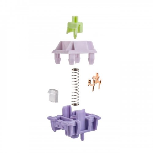 Набір перемикачів для клавіатури EPOMAKER Wisteria Linear Switch Set 5 Pin 100pcs купити в Україні: Київ, Львів, Хмельницький, Тернопіль, Івано-Франківськ | Низька ціна, відгуки, характеристики від TELEMART фото
