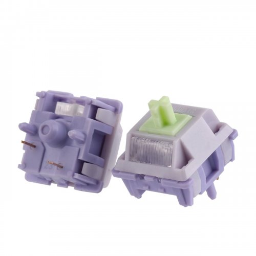 Набір перемикачів для клавіатури EPOMAKER Wisteria Linear Switch Set 5 Pin 100pcs купити в Україні: Київ, Львів, Хмельницький, Тернопіль, Івано-Франківськ | Низька ціна, відгуки, характеристики від TELEMART фото