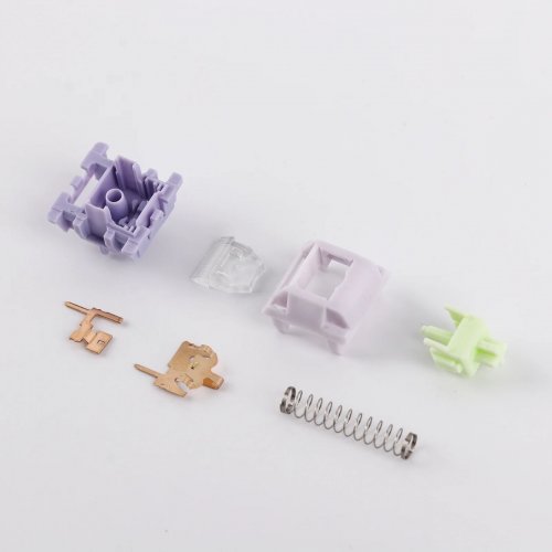 Набір перемикачів для клавіатури EPOMAKER Wisteria Linear Switch Set 5 Pin 100pcs купити в Україні: Київ, Львів, Хмельницький, Тернопіль, Івано-Франківськ | Низька ціна, відгуки, характеристики від TELEMART фото