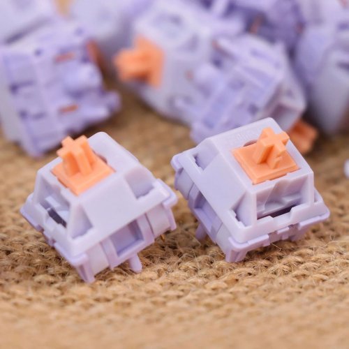 Набір перемикачів для клавіатури EPOMAKER Wisteria Tactile Switch Set 5 Pin 30pcs купити в Україні: Київ, Львів, Хмельницький, Тернопіль, Івано-Франківськ | Низька ціна, відгуки, характеристики від TELEMART фото