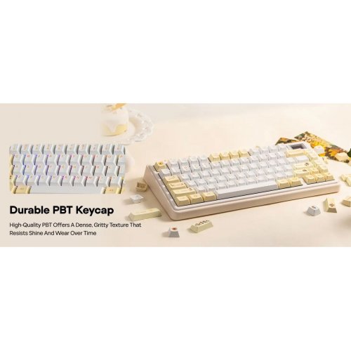 Набір кейкапів EPOMAKER Sunflower Set 133pcs Yellow купити в Україні: Київ, Львів, Хмельницький, Тернопіль, Івано-Франківськ | Низька ціна, відгуки, характеристики від TELEMART фото