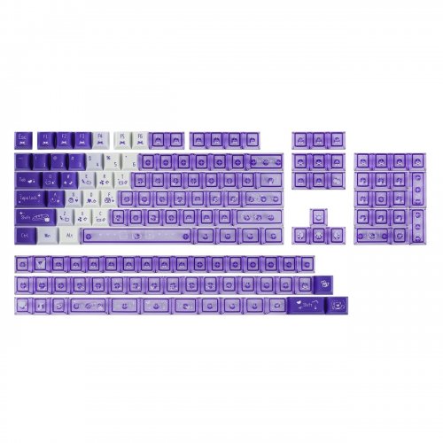 Набір кейкапів EPOMAKER DuoChrome Set 150pcs Purple купити в Україні: Київ, Львів, Хмельницький, Тернопіль, Івано-Франківськ | Низька ціна, відгуки, характеристики від TELEMART фото