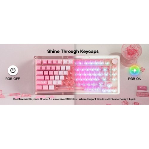 Набір кейкапів EPOMAKER DuoChrome Set 150pcs Purple купити в Україні: Київ, Львів, Хмельницький, Тернопіль, Івано-Франківськ | Низька ціна, відгуки, характеристики від TELEMART фото