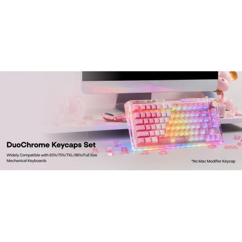 Набір кейкапів EPOMAKER DuoChrome Set 150pcs Purple купити в Україні: Київ, Львів, Хмельницький, Тернопіль, Івано-Франківськ | Низька ціна, відгуки, характеристики від TELEMART фото