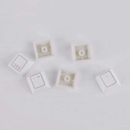 Набір кейкапів EPOMAKER Glintrix Set 142pcs White купити в Україні: Київ, Львів, Хмельницький, Тернопіль, Івано-Франківськ | Низька ціна, відгуки, характеристики від TELEMART фото