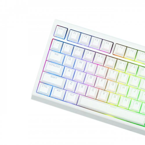 Набір кейкапів EPOMAKER Glintrix Set 142pcs White купити в Україні: Київ, Львів, Хмельницький, Тернопіль, Івано-Франківськ | Низька ціна, відгуки, характеристики від TELEMART фото