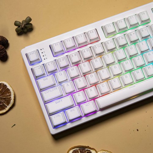Набір кейкапів EPOMAKER Glintrix Set 142pcs White купити в Україні: Київ, Львів, Хмельницький, Тернопіль, Івано-Франківськ | Низька ціна, відгуки, характеристики від TELEMART фото
