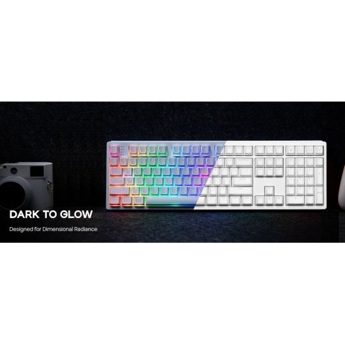 Набір кейкапів EPOMAKER Glintrix Set 142pcs White купити в Україні: Київ, Львів, Хмельницький, Тернопіль, Івано-Франківськ | Низька ціна, відгуки, характеристики від TELEMART фото