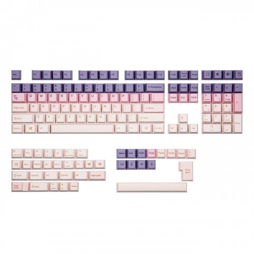 Набір кейкапів EPOMAKER Lavender Jade Set 149pcs Purple/Pink купити в Україні: Київ, Львів, Хмельницький, Тернопіль, Івано-Франківськ | Низька ціна, відгуки, характеристики від TELEMART фото