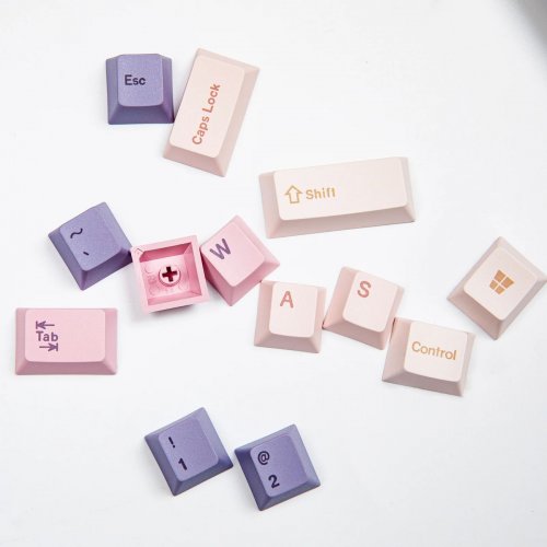 Набір кейкапів EPOMAKER Lavender Jade Set 149pcs Purple/Pink купити в Україні: Київ, Львів, Хмельницький, Тернопіль, Івано-Франківськ | Низька ціна, відгуки, характеристики від TELEMART фото