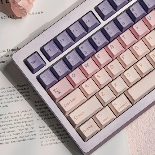 Набір кейкапів EPOMAKER Lavender Jade Set 149pcs Purple/Pink купити в Україні: Київ, Львів, Хмельницький, Тернопіль, Івано-Франківськ | Низька ціна, відгуки, характеристики від TELEMART фото