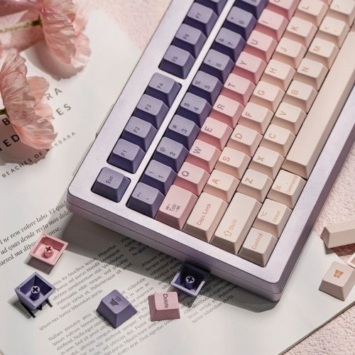 Набір кейкапів EPOMAKER Lavender Jade Set 149pcs Purple/Pink купити в Україні: Київ, Львів, Хмельницький, Тернопіль, Івано-Франківськ | Низька ціна, відгуки, характеристики від TELEMART фото