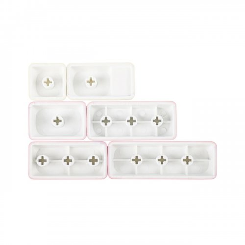 Набір кейкапів EPOMAKER Cream Bunny Set 141pcs White/Pink купити в Україні: Київ, Львів, Хмельницький, Тернопіль, Івано-Франківськ | Низька ціна, відгуки, характеристики від TELEMART фото