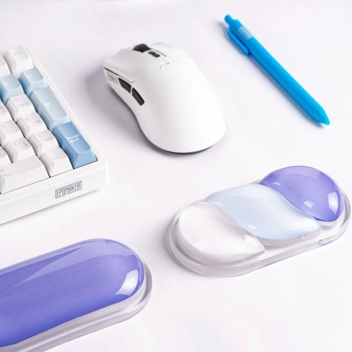 Подставка для рук EPOMAKER CloudGel Wrist Rest Blue купить в Украине: Киев, Днепр, Харьков, Одесса  | Низкая цена, отзывы, характеристики от TELEMART фото