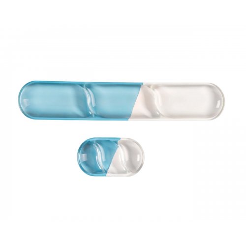 Подставка для рук EPOMAKER CloudGel Wrist Rest Clear купить в Украине: Киев, Днепр, Харьков, Одесса  | Низкая цена, отзывы, характеристики от TELEMART фото