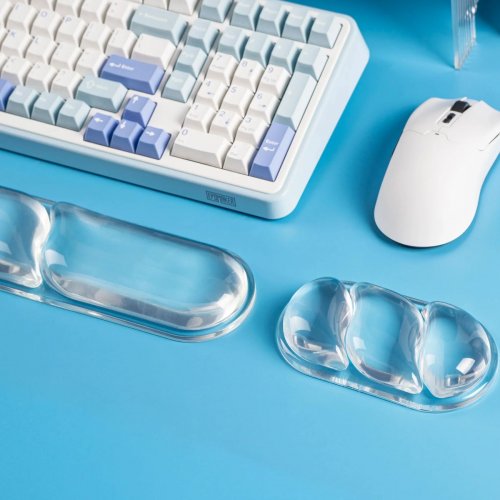 Подставка для рук EPOMAKER CloudGel Wrist Rest Clear купить в Украине: Киев, Днепр, Харьков, Одесса  | Низкая цена, отзывы, характеристики от TELEMART фото