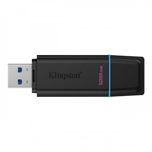 Накопитель Kingston DataTraveler Exodia 128GB USB 3.2 Gen 1 (DTXG2/128GB) Black/Blue купить в Украине: Киев, Днепр, Харьков, Одесса  | Низкая цена, отзывы, характеристики от TELEMART фото