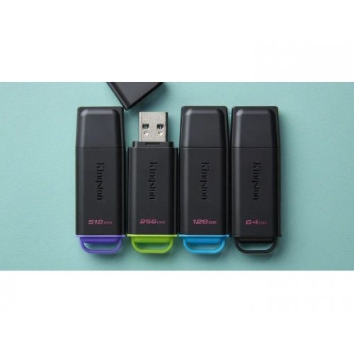 Накопитель Kingston DataTraveler Exodia 128GB USB 3.2 Gen 1 (DTXG2/128GB) Black/Blue купить в Украине: Киев, Днепр, Харьков, Одесса  | Низкая цена, отзывы, характеристики от TELEMART фото