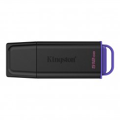 Накопитель Kingston DataTraveler Exodia 512GB USB 3.2 Gen 1 (DTXG2/512GB) Black/Purple