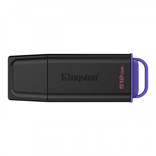 Накопитель Kingston DataTraveler Exodia 512GB USB 3.2 Gen 1 (DTXG2/512GB) Black/Purple купить в Украине: Киев, Днепр, Харьков, Одесса  | Низкая цена, отзывы, характеристики от TELEMART фото