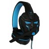 AULA Prime Illuminated Gaming Headset (6948391256030) Black/Blue