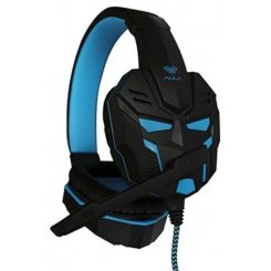 Фото AULA Prime Illuminated Gaming Headset (6948391256030) Black/Blue