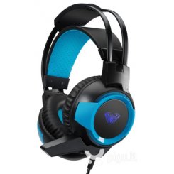 AULA Shax Gaming Headset (6948391232447) Black/Blue