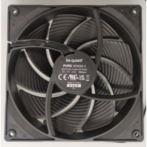 Кулер для корпуса Be Quiet! Pure Wings 3 140 PWM High-Speed (BL109) Black (Восстановлено продавцом, 877707) купить в Украине: Киев, Днепр, Харьков, Одесса  | Проверка совместимости, низкая цена, отзывы, характеристики от TELEMART фото