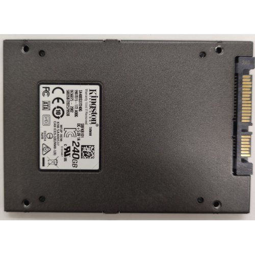 Ssd-диск Kingston SSDNow A400 TLC 240GB 2.5'' (SA400S37/240G) (Восстановлено продавцом, 877732) купить в Украине: Киев, Днепр, Харьков, Одесса  | Проверка совместимости, низкая цена, отзывы, характеристики от TELEMART фото