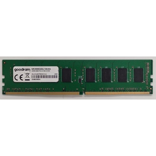 Озу GoodRAM DDR4 8GB 2666Mhz (GR2666D464L19S/8G) (Восстановлено продавцом, 877737) купить в Украине: Киев, Днепр, Харьков, Одесса  | Проверка совместимости, низкая цена, отзывы, характеристики от TELEMART фото