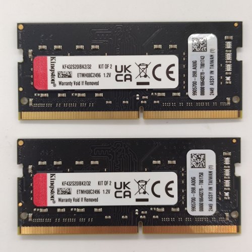 Озу Kingston SODIMM DDR4 32GB (2x16GB) 3200Mhz FURY Impact Black (KF432S20IBK2/32) (Восстановлено продавцом, 877746) купить в Украине: Киев, Днепр, Харьков, Одесса  | Проверка совместимости, низкая цена, отзывы, характеристики от TELEMART фото